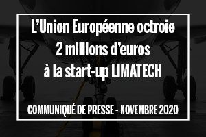 The European Union grants 2 million euros to the start-up LIMATECH