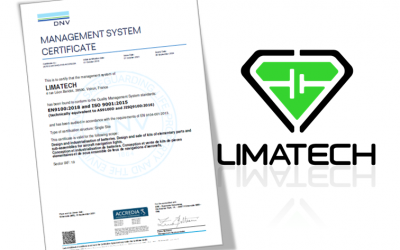 La certification EN 9100 de Limatech est renouvelée !